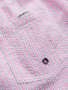 Ombre Clothing Férfi fürdőnadrág textúrázott csíkos anyagból – rózsaszín V2 OM-SRSS-0214 Ombre Clothing