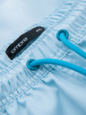 Ombre Clothing Férfi fürdőnadrág matt felületű szövetből – világoskék V5 OM-SRSS-0216 Ombre Clothing
