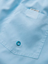 Ombre Clothing Férfi fürdőnadrág matt felületű szövetből – világoskék V5 OM-SRSS-0216 Ombre Clothing