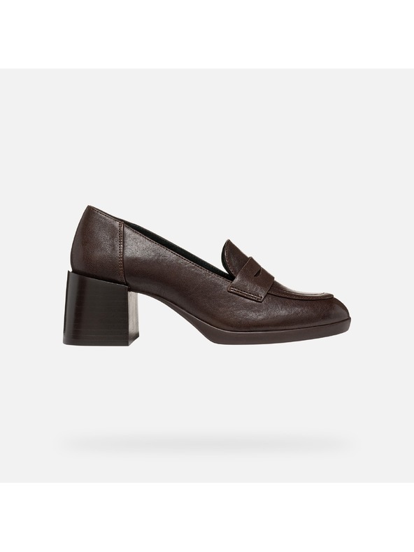 Geox Sötétbarna női sarokpapucs Geox Walk Pleasure 55T