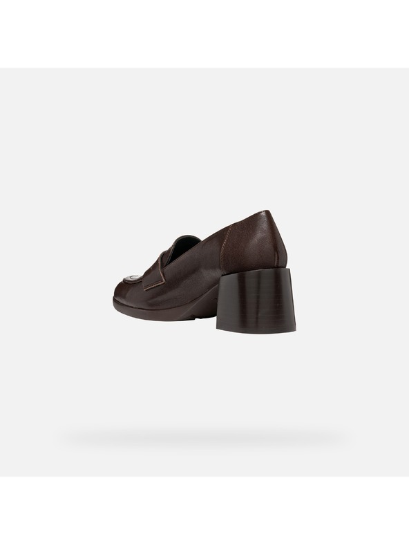 Geox Sötétbarna női sarokpapucs Geox Walk Pleasure 55T