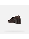Geox Sötétbarna női sarokpapucs Geox Walk Pleasure 55T