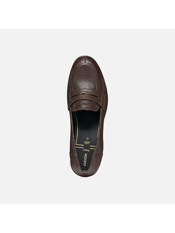 Geox Sötétbarna női sarokpapucs Geox Walk Pleasure 55T