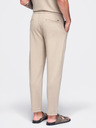 Ombre Clothing Férfi viszkóz chino nadrág gumírozott derékkal – bézs V3 OM-PACP-0306 Ombre Clothing