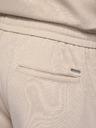 Ombre Clothing Férfi viszkóz chino nadrág gumírozott derékkal – bézs V3 OM-PACP-0306 Ombre Clothing