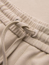 Ombre Clothing Férfi viszkóz chino nadrág gumírozott derékkal – bézs V3 OM-PACP-0306 Ombre Clothing