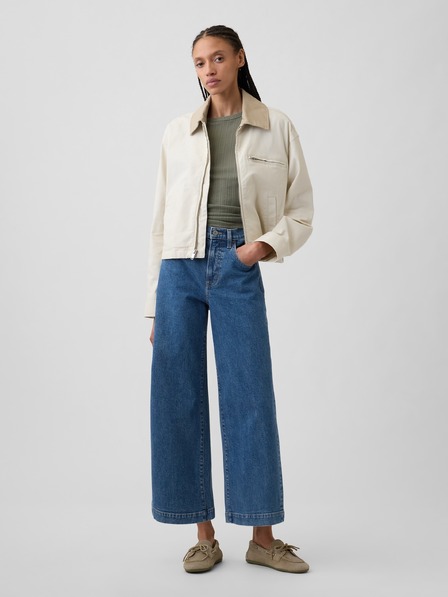 GAP High Rise Wide-Leg Crop farmer GAP