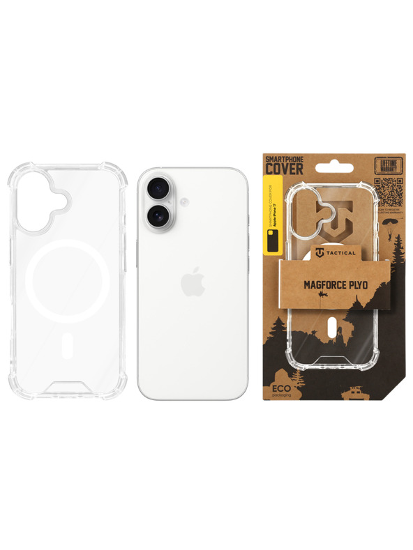 Tactical Tactical MagForce Plyo Tok Apple iPhone 17 számára Transparent