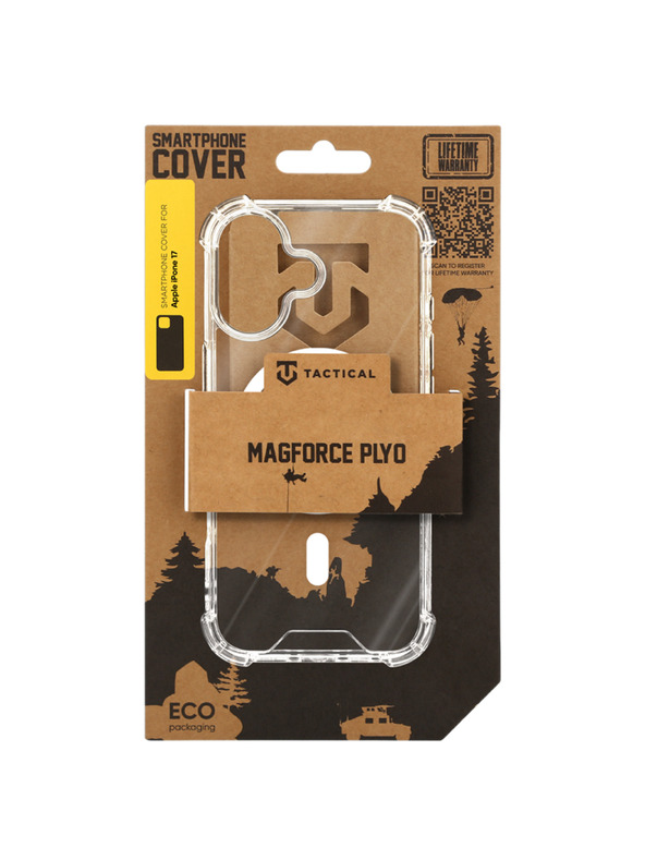 Tactical Tactical MagForce Plyo Tok Apple iPhone 17 számára Transparent