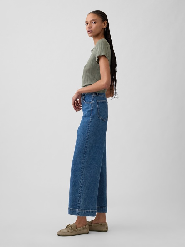 GAP High Rise Wide-Leg Crop farmer GAP