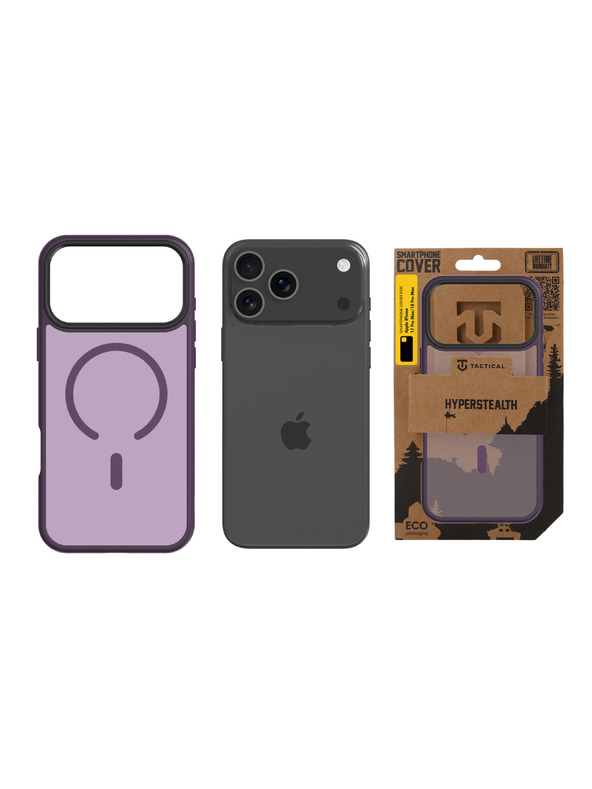 Tactical Tactical MagForce Hyperstealth Hátlap Apple iPhone 17 Pro Max/18 Pro Max Burgundy Smoke