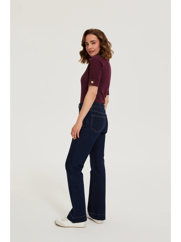 Moodo Bootcut farmernadrág sötétkék Moodo