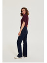 Moodo Bootcut farmernadrág sötétkék Moodo