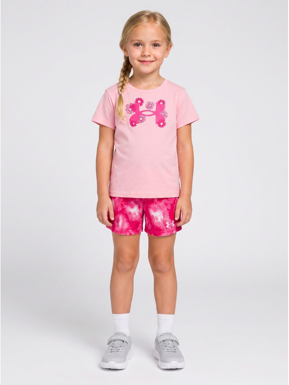 Under Armour Lány szett Under Armour UA PRINTED BIKE SHORT SET