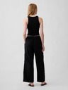 GAP Wide-Leg nadrág lenkeverékből GAP