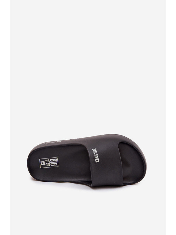 BIG STAR SHOES Big Star női papucsok masszív platformmal – fekete
