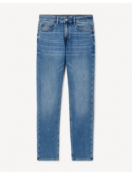 Celio Kék férfi egyenes szabású farmernadrág Celio C15 Stlmaille