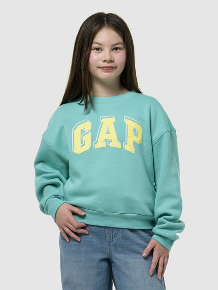 GAP Gyerek oversize pulóver logóval GAP