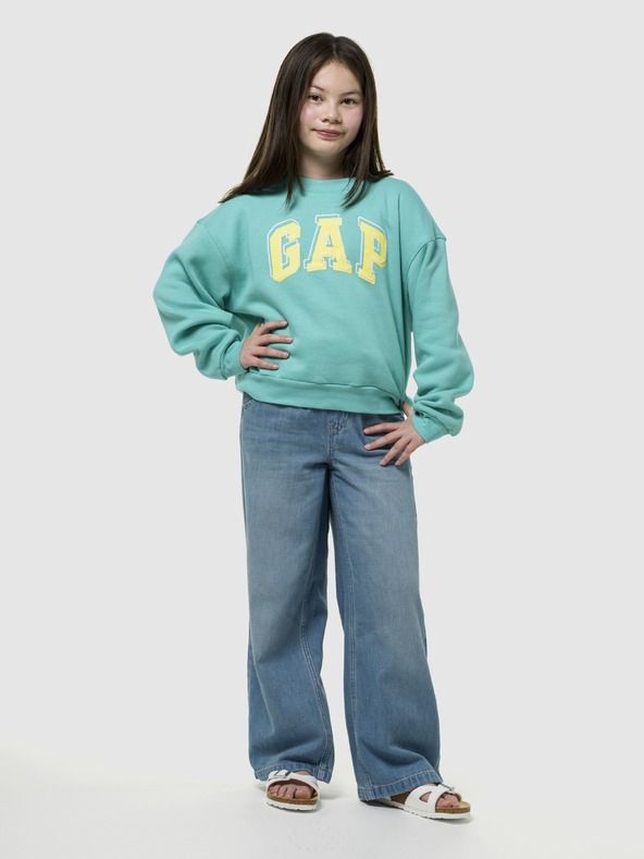 GAP Gyerek oversize pulóver logóval GAP