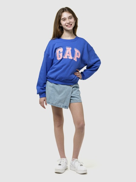 GAP Gyerek oversize pulóver logóval GAP