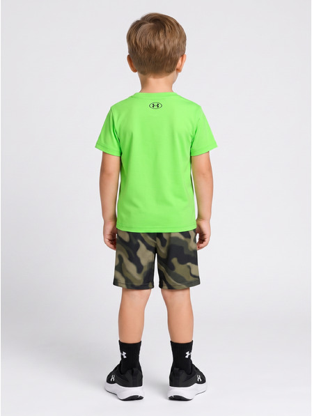 Under Armour Fiú szett Under Armour UA TECH PRINTED SS SHORT SET-GRN