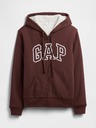 GAP Bélelt Logo Sherpa pulóver GAP
