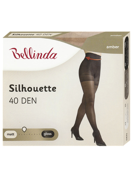 Bellinda SILHOUETTE 40 DEN - Formázó harisnyanadrág megerősített ülő rész nélkül - amber