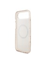 Guess Guess IML Flowers Allover Strap MagSafe hátsó burkolat iPhone Air Pink számára