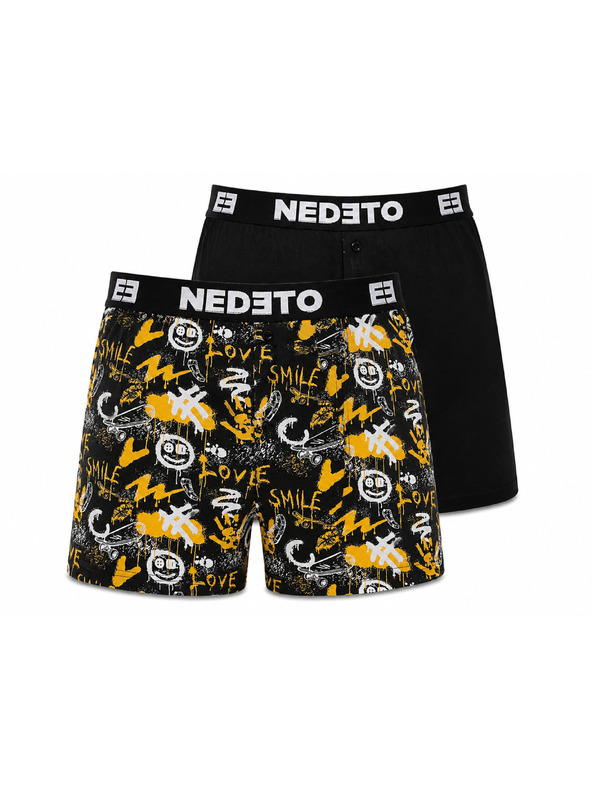Nedeto Két darabos szett - Nedeto többszínű férfi alsónadrág