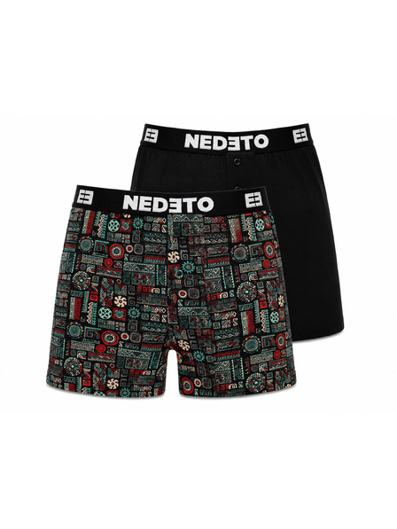 Nedeto Két darabos szett - Nedeto többszínű férfi alsónadrág