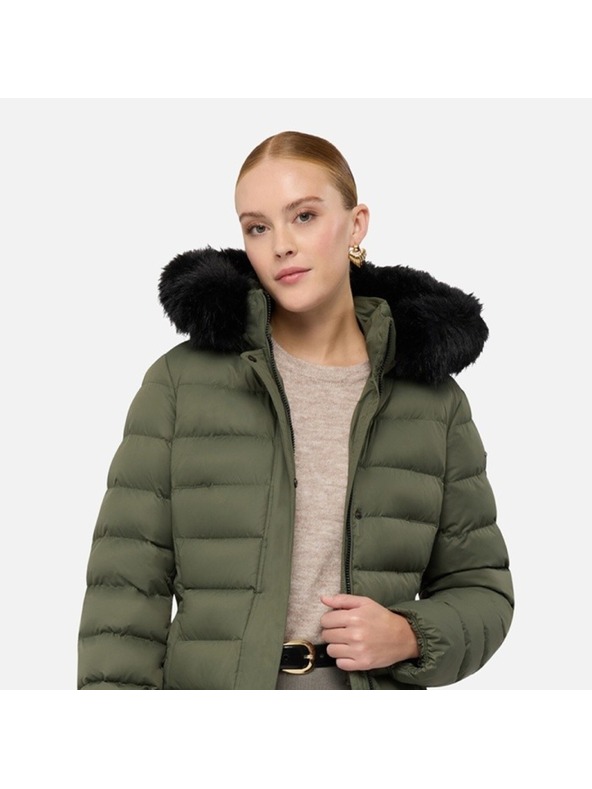Geox Khaki női tollkabát Geox Catria