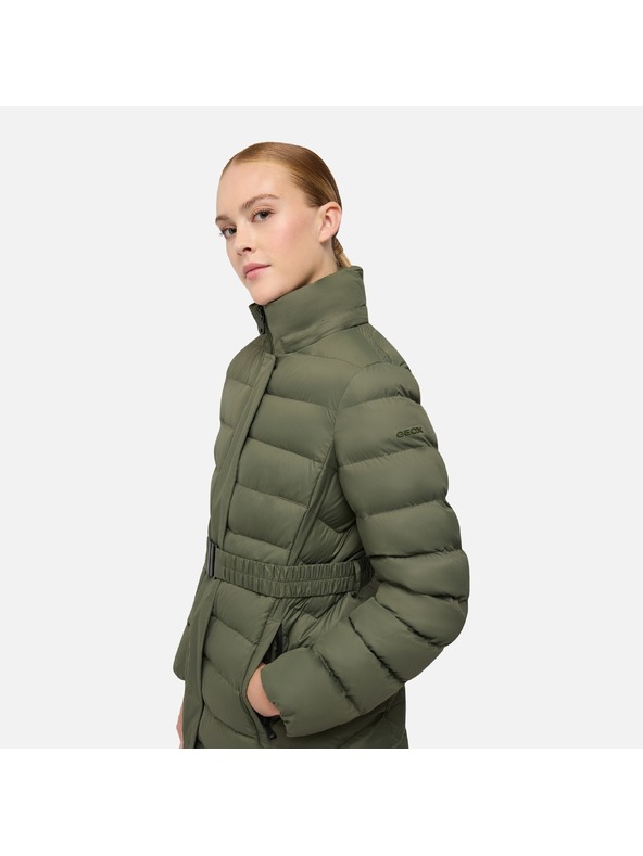 Geox Khaki női tollkabát Geox Catria