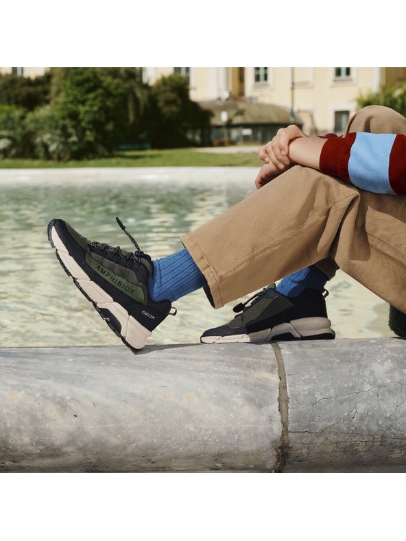 Geox Khaki fiú cipő első lépésekhez Geox Flexyper Plus
