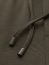 Ombre Clothing Férfi viszóz chino rövidnadrág – olívazöld V5 OM-SRCS-0206 Ombre Clothing
