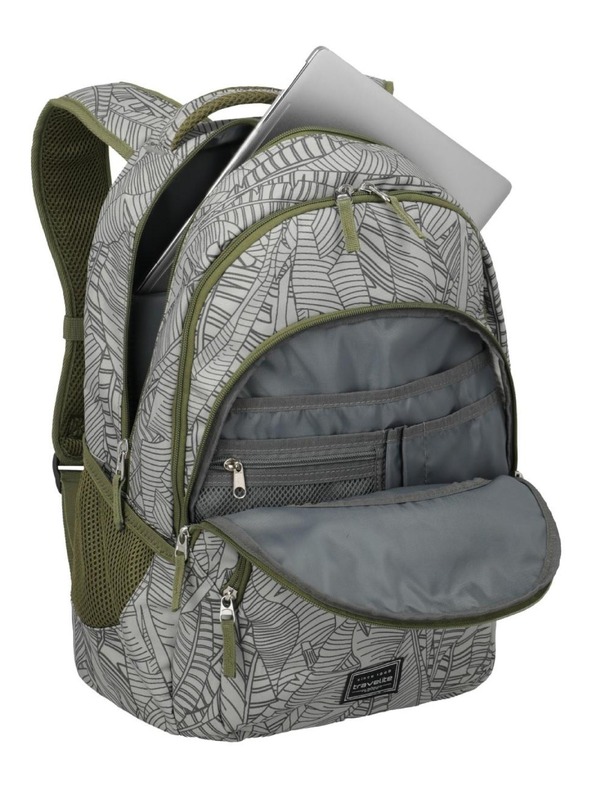 Travelite Travelite Basics Backpack Print hátizsák Szürke