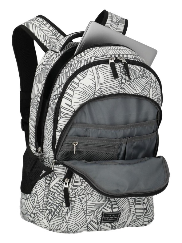Travelite Travelite Basics Backpack Print hátizsák Fehér