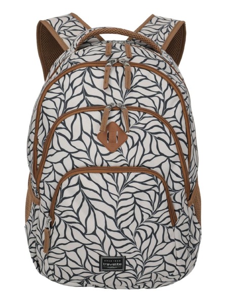 Travelite Travelite Basics Backpack Print hátizsák Krémfehér