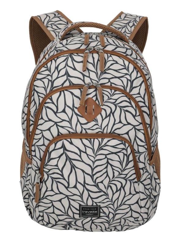 Travelite Travelite Basics Backpack Print hátizsák Krémfehér