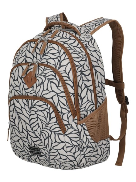 Travelite Travelite Basics Backpack Print hátizsák Krémfehér
