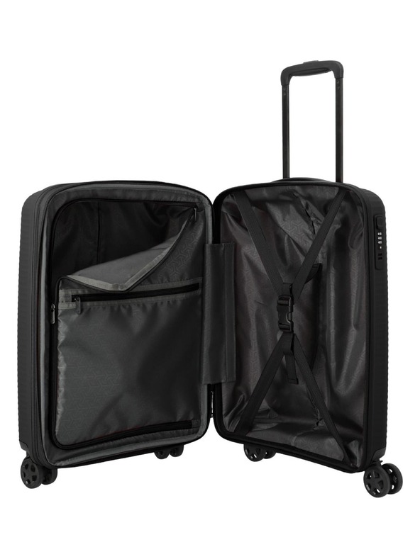 Travelite Travelite Air Stripe 4w S exp Fekete