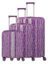 Travelite Travelite utazóbőrönd szett Lascana Edition S,M,L Plum