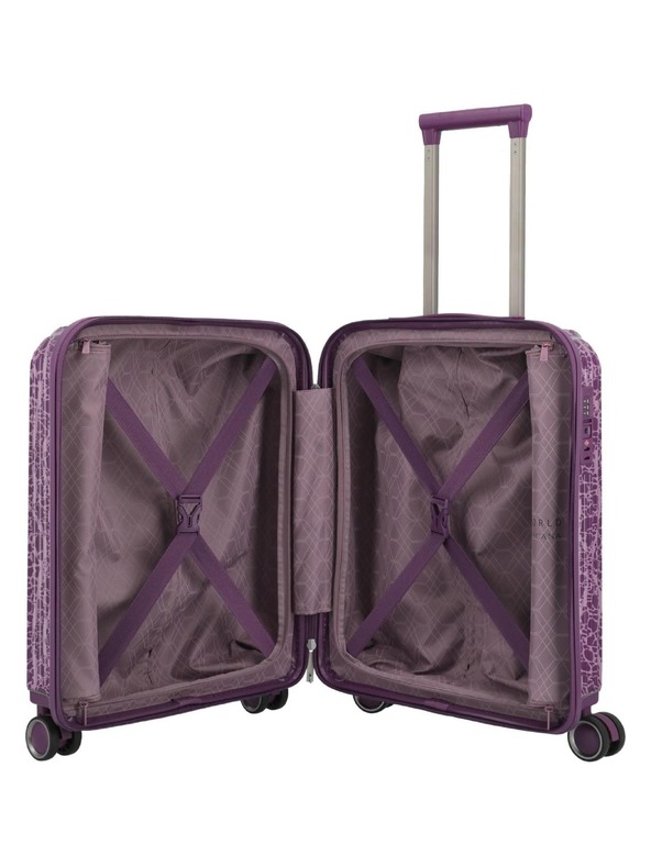 Travelite Travelite utazóbőrönd szett Lascana Edition S,M,L Plum
