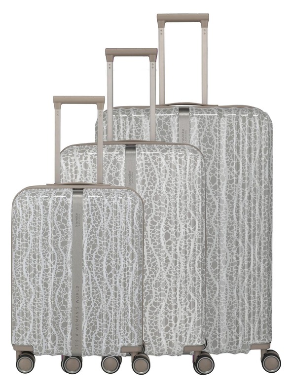 Travelite Travelite utazóbőrönd szett Lascana Edition S,M,L Champagne