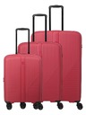 Travelite Travelite utazóbőrönd szett Air Stripe S exp, M exp, L Red