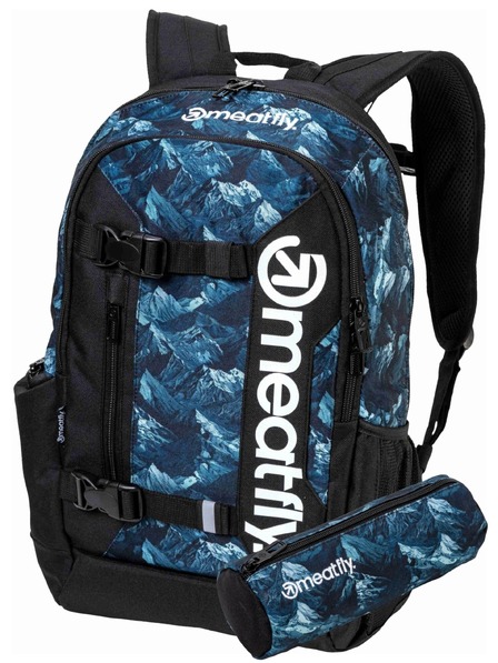 Meatfly Meatfly hátizsák Basejumper Green Mountains 22 L