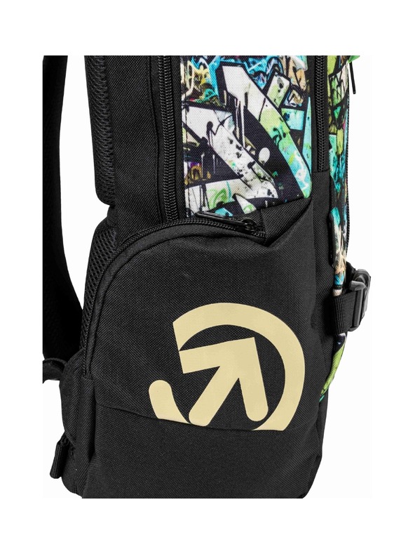 Meatfly Meatfly hátizsák Basejumper Green Graffity 22 L
