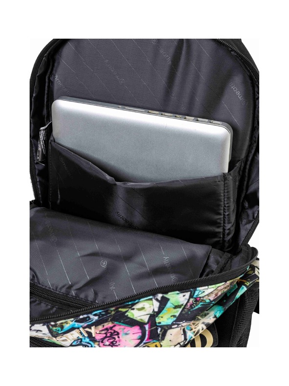 Meatfly Meatfly hátizsák Basejumper Green Graffity 22 L
