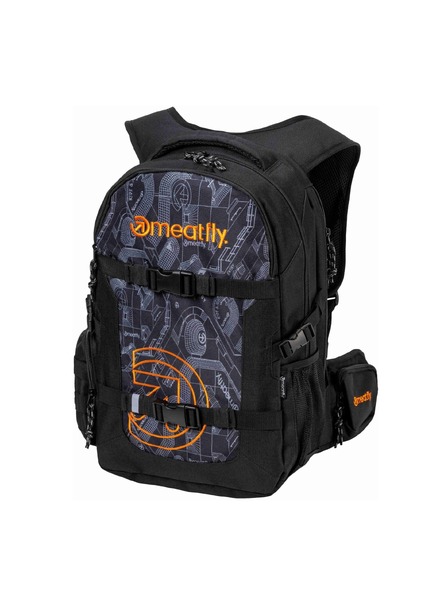 Meatfly Meatfly hátizsák Ramble Orange Tiger 26 L