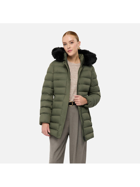 Geox Khaki női tollkabát Geox Catria