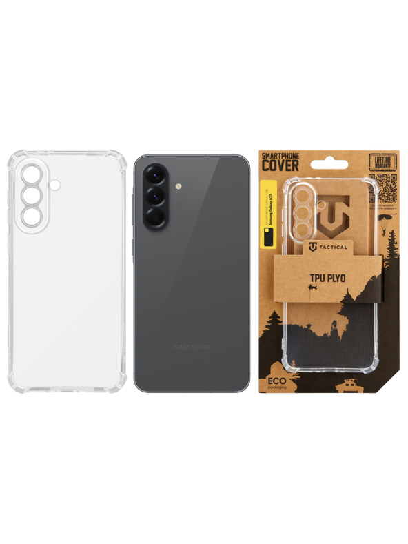 Tactical Tactical TPU Plyo Tok Samsung Galaxy A57-hez Átlátszó